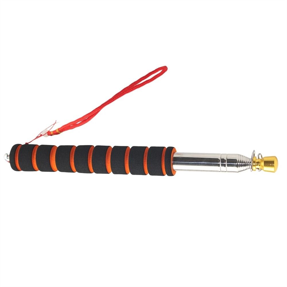 Sponge Handle Telescopic Flag Pole Portable Tour Guide Flagstaff Waving Pole Flag  Teachers