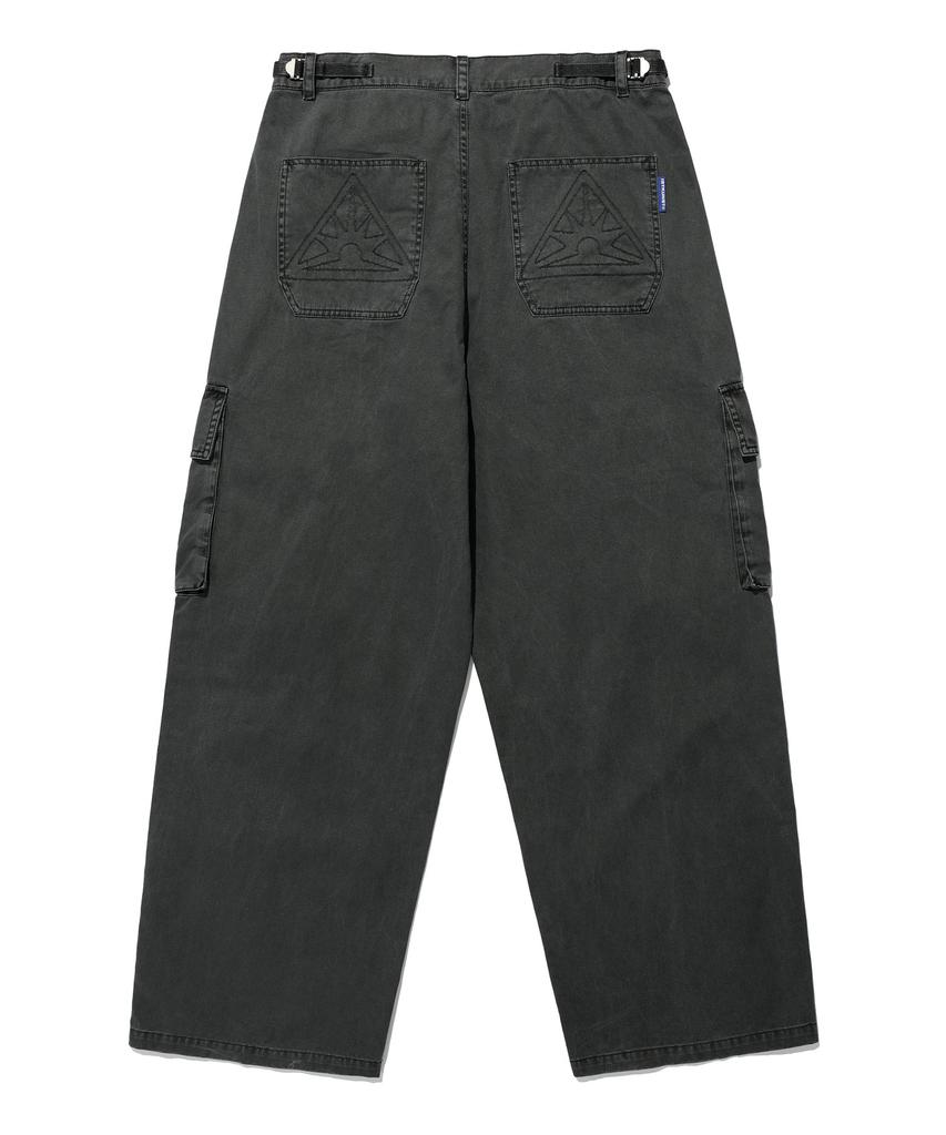 ISTKUNST Washed Cargo Wide Pants_Black(Ik2Esmpa10A)