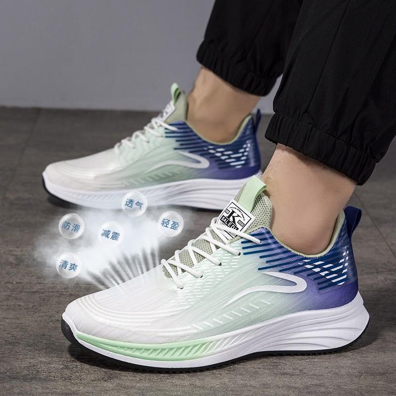 Men's summer autumn breathable new mesh sneakers fashion color matching comfortable running sports shoes M987