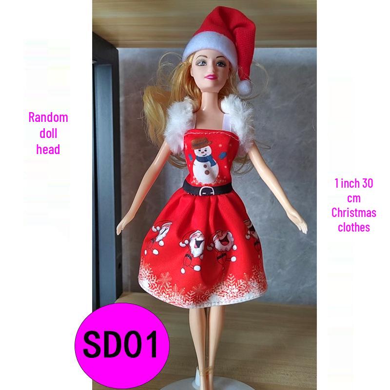 Christmas Doll Clothes Set for BJD and Reborn Dolls - Limited Edition Fashion for Children