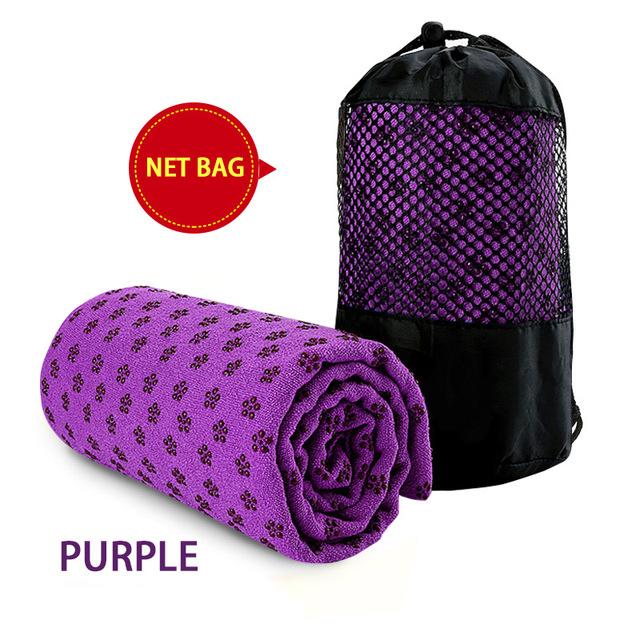 Tragbare Yoga Anti-Rutsch Decke Yoga Matte Handtuch Sport Decke Reise Falten Fitness Übung Pilates Handtuch Fitness Ausrüstung