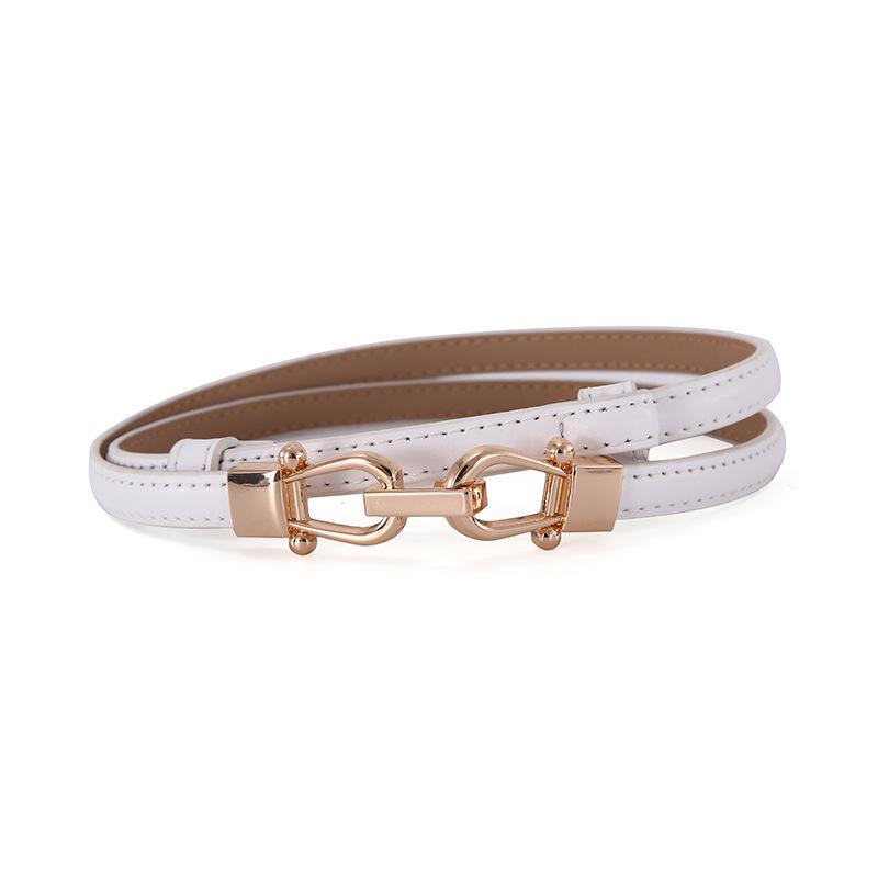 Trendy Koreaanse Stijl Echt Lederen Riem voor Dames - Modieus en Veelzijdig voor Jurken, Rokken en Broeken