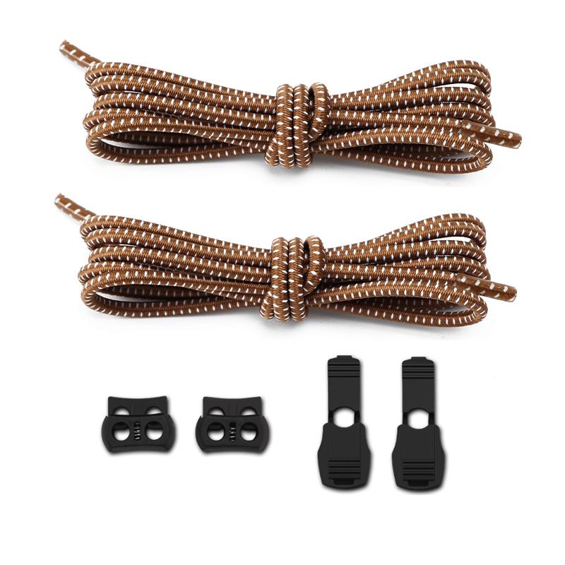 1Pair/3Pair New Unisex Round Elastic Shoelace High-Quality Laces for Sneakers and Casual Shoes Available in A Variety of Colors