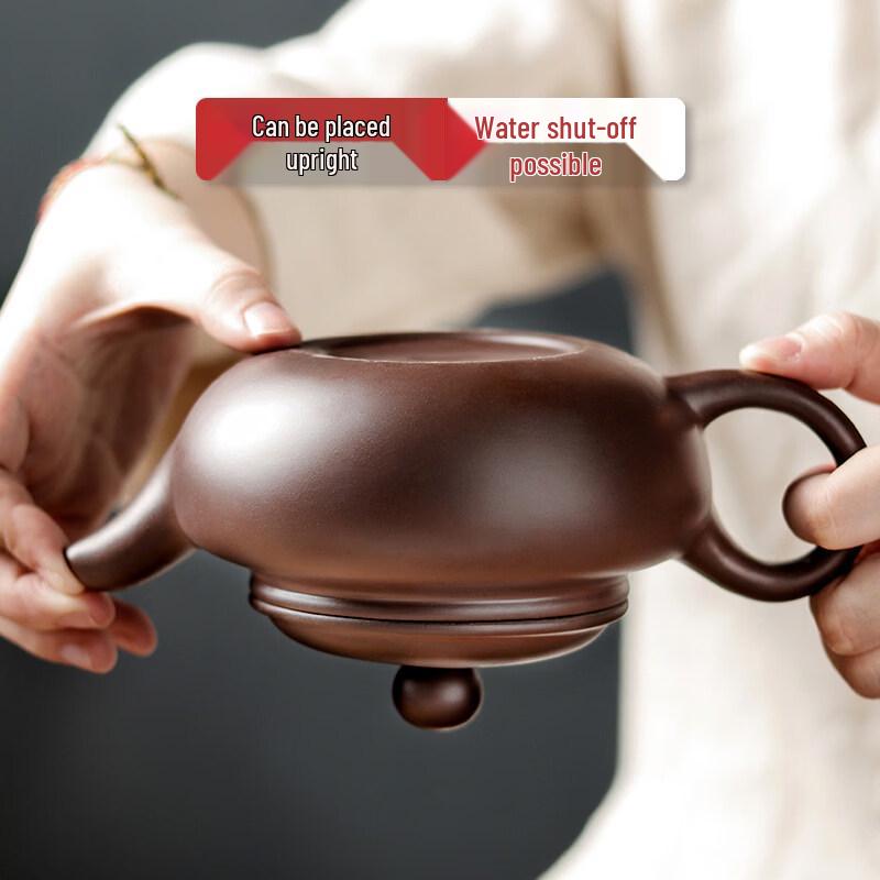 ZISIZ Yixing Handmade Large Capacity Purple Clay Teapot