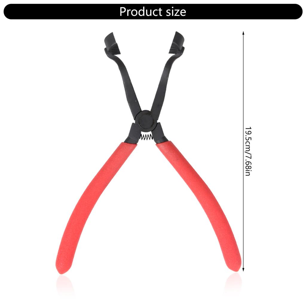 High Strength Drum Brake Hold Down Spring Pliers Clamp Curved Neck for Easy Installation and Removal of Brake Springs