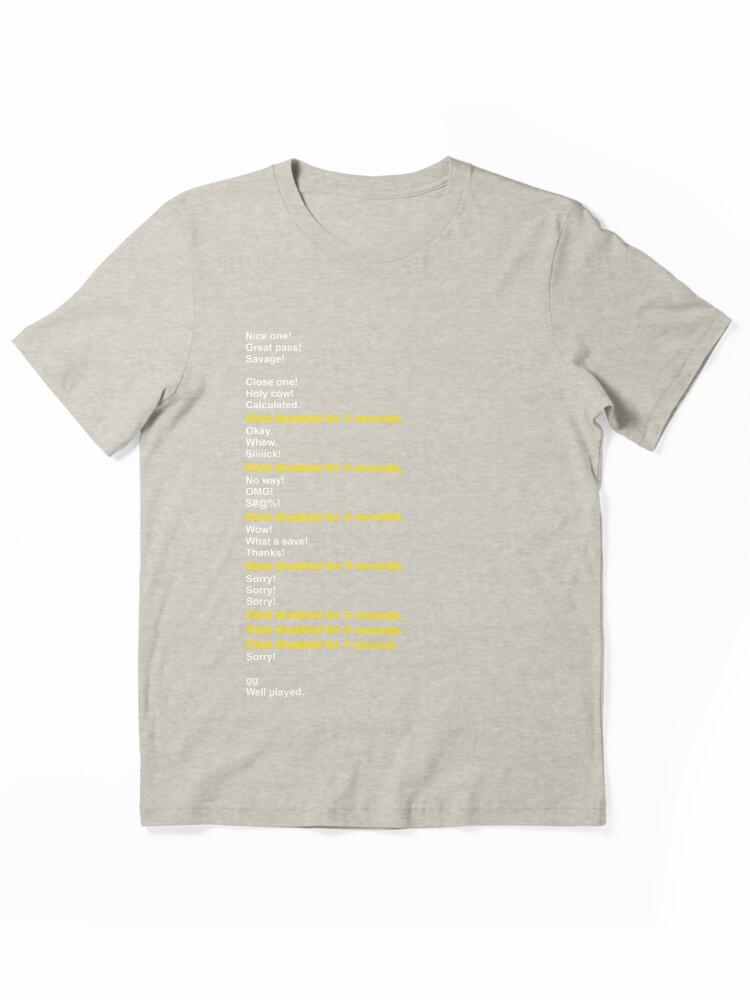 Rocket League Quick Chat champion Essential T-Shirt