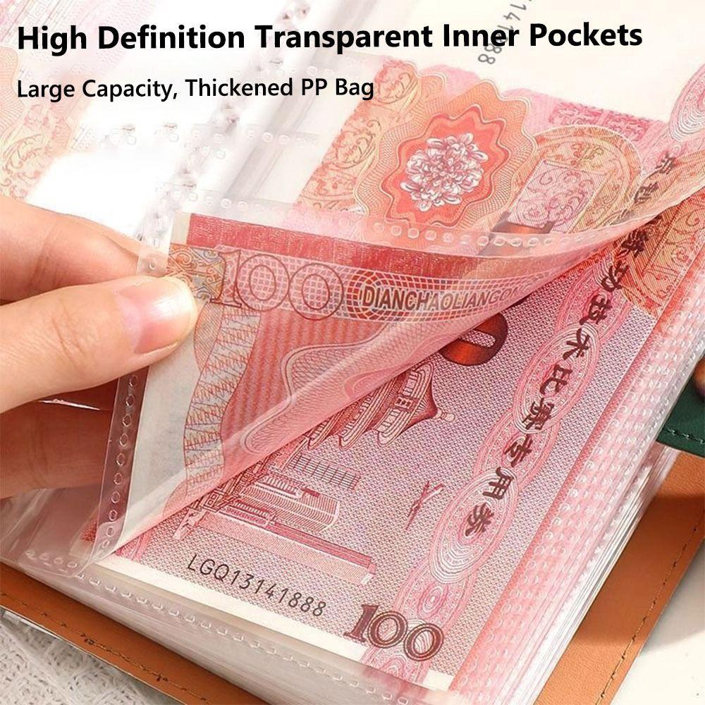 

100 Envelopes Money Saving Challeng PU Mini Binder Savings Challenge Budget Binder for Couples темно-зелений колір