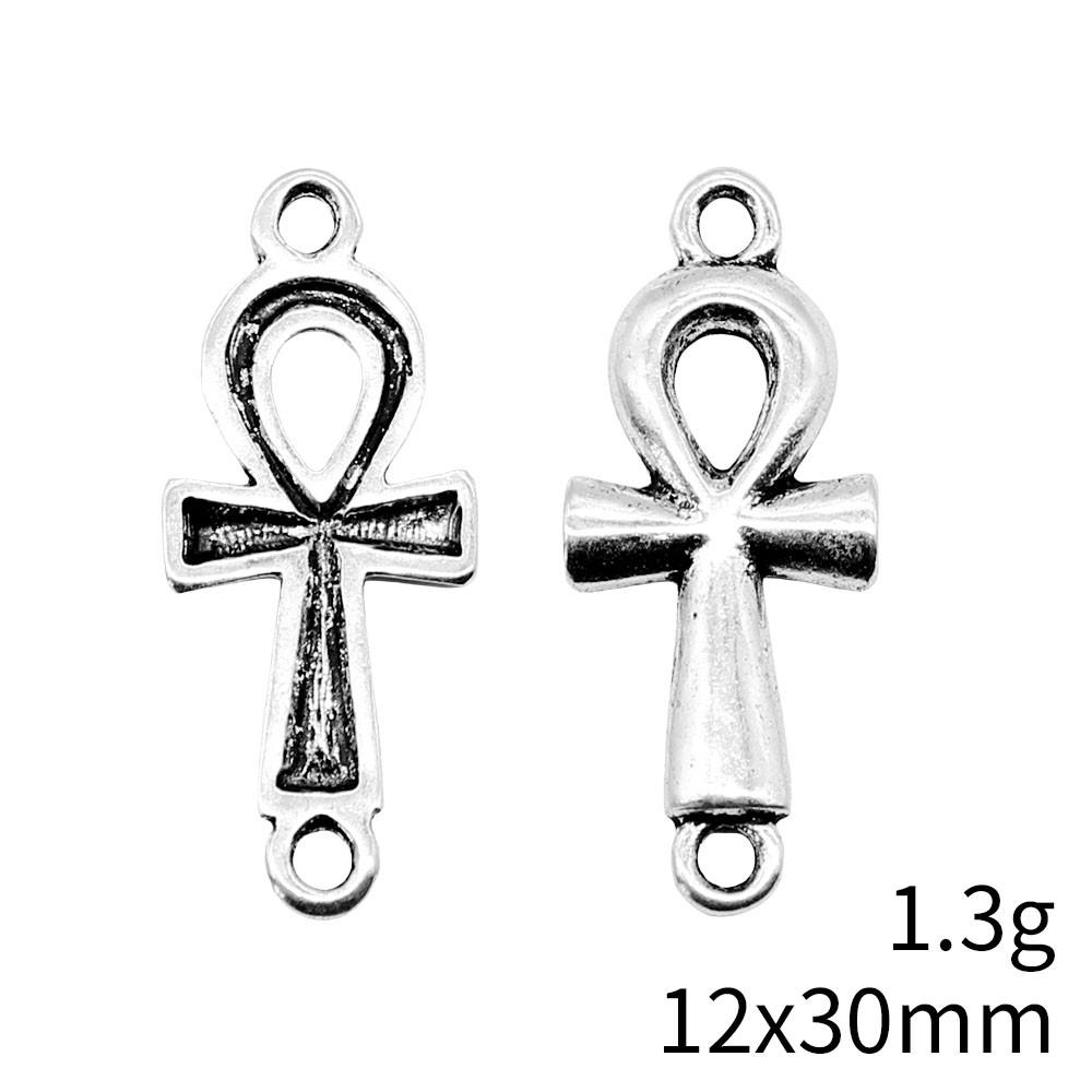 New Year's Day Charm Bracelet Italian Ankh Cross Charms Pendant Audience Chain Pendant