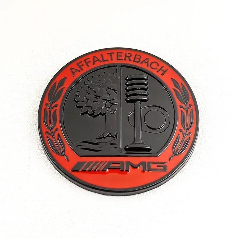 Car Sticker For Benz 6.5cm Apple Tree Logo AMG Metal Car Emblem Rear C Pillar Side Badge for Mercedes Benz A C E GLA GLC GLE Sti