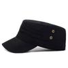 "Men's Korean Military Cap: Breathable, Casual, Unisex Flat Cap for All Seasons"