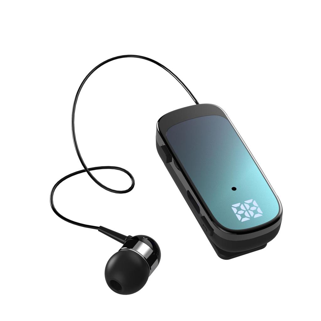 Lavalier Business Bluetooth 5.2 Headphone Call/Music 20H Noice Cancelling Wireless Earphone Vibrate Remind Headset Sport Earbuds