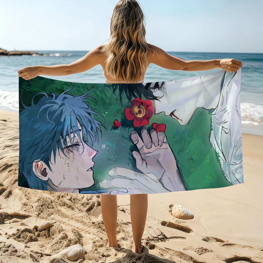 

Cartoon A-lien S-Stage S Towel Beach Towel Oversized Quick Dry Towel Absorbent Soft Swim BeachTowels for Men Women W40*H60(CM)