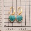 Classic Tianhe Stone Peach Heart Pendant Earrings Love Earrings Popular Jewelry