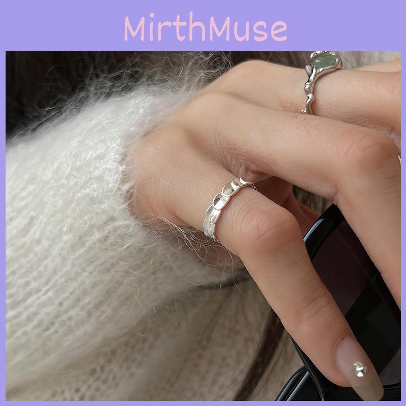 Stylish New Chinese Design Adjustable Geometric Copper Ring For Women 2023