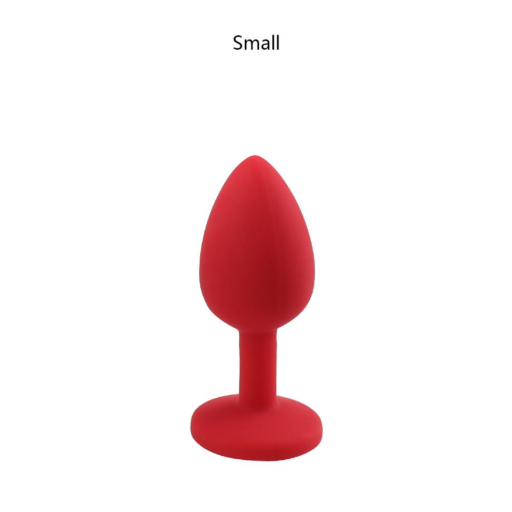 Metal Anal Plugs + Crystal Jewelry 7 Colors Small Anal Sex Toys For Women & Men Mini Round Shaped Stainless Dildo Intimate Goods