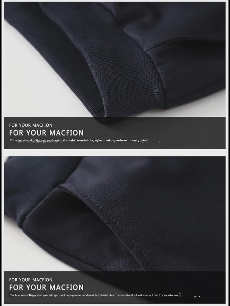 Pánská sportovní plus sametová baseballová bunda - Podzim/Zima Mikina s dlouhým rukávem na fitness