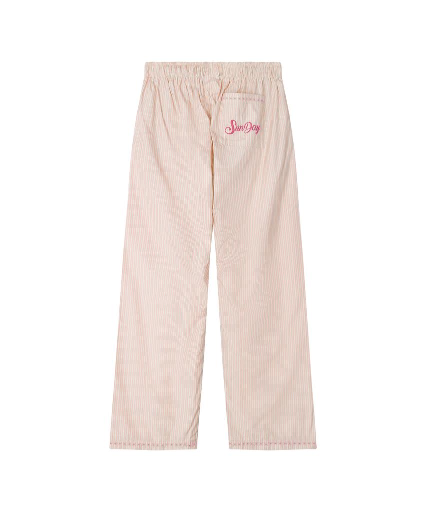 SUNDAY FRUIT MARKET Beach Stripe Pant Pink