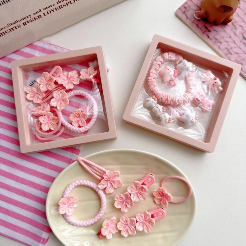 Cute Hair Clip Cartoon Hair Pin Bangs Side Clip Woman Kids Headwear Barrette Hair Accessories Gift Box