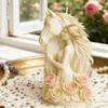 Rose Knight Girl Statue Silicone Mold Temperature Resistant Easy Demolding for Resin Casting and Handmade Candle Soap