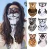 Breathable Motorcycle Hat Silk Texture Face Mask Cover Fashion 3D Animal Balaclava  Outdoor