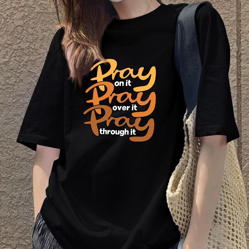 

Anti-Pilling Fabric Women s Soft Short Sleeve Tee, Ideal for Long-Term Wear & Daily XXL чорний