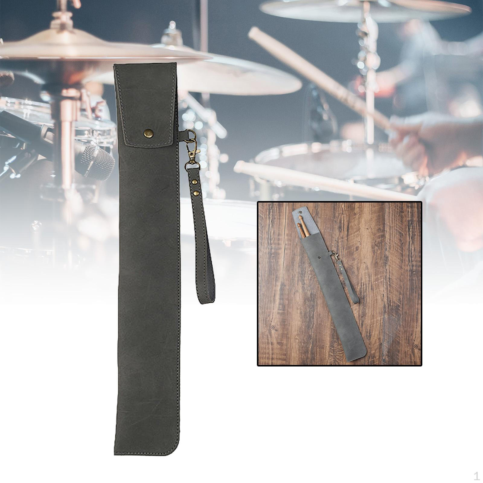 

Drum Stick Holder Bag for Easy Access And Use серый