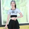 2025 Sports Biker Girl Swimsuit: Two-Piece Skirt Set with Short Sleeves for Hot Spring Vacations