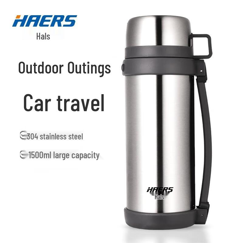 Hars 1500ML 304 Stainless Steel Vacuum Wide-Mouth Flask
