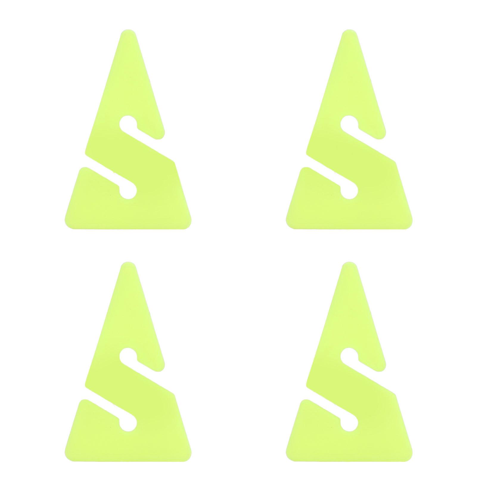 

4 шт., линия для подводного плавания, маркер-стрелка, треугольная линия для погружения в затонувшую пещеру, маркер-стрелка из ABS-пластика, треугольная форма флуоресцентный желтый