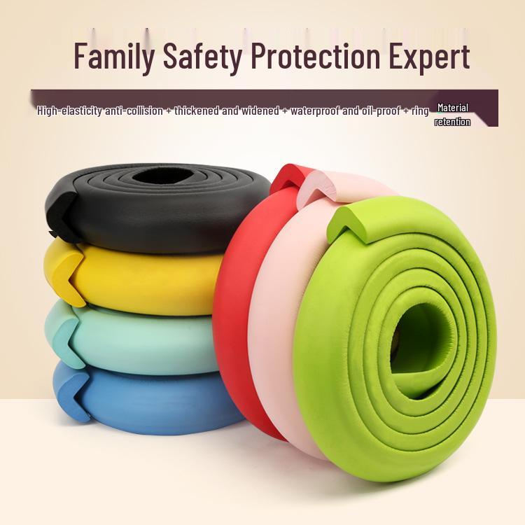 Baby Safety Anti-Collision Strip, 2M Thick with 4M Adhesive for Infant and Toddler Protection