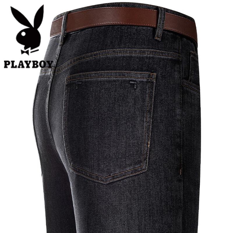 PLAYBOY Men s Summer Straight-Leg Stretch Jeans 30