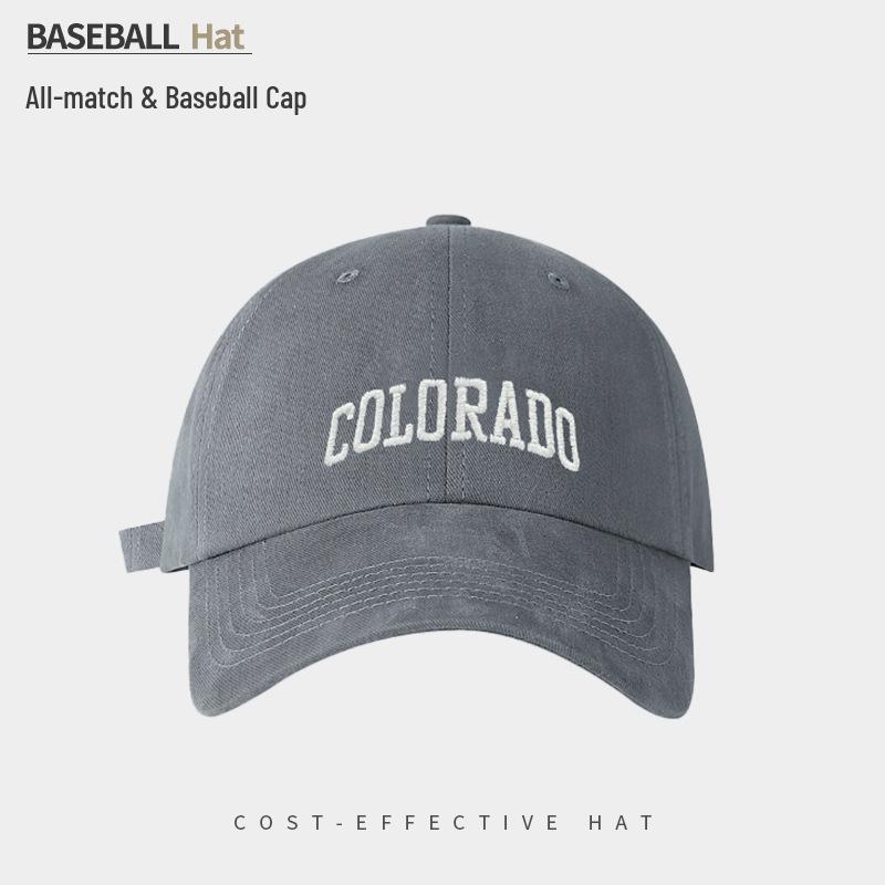 Women's Plus Size Embroidered Baseball Cap - Large Fit, Versatile Sunshade