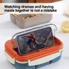 Four-compartment Student Lunch BoxWith Seasoning Box  Worker Microwave Heating Lunch Box Student Special Compartment Lunch Box