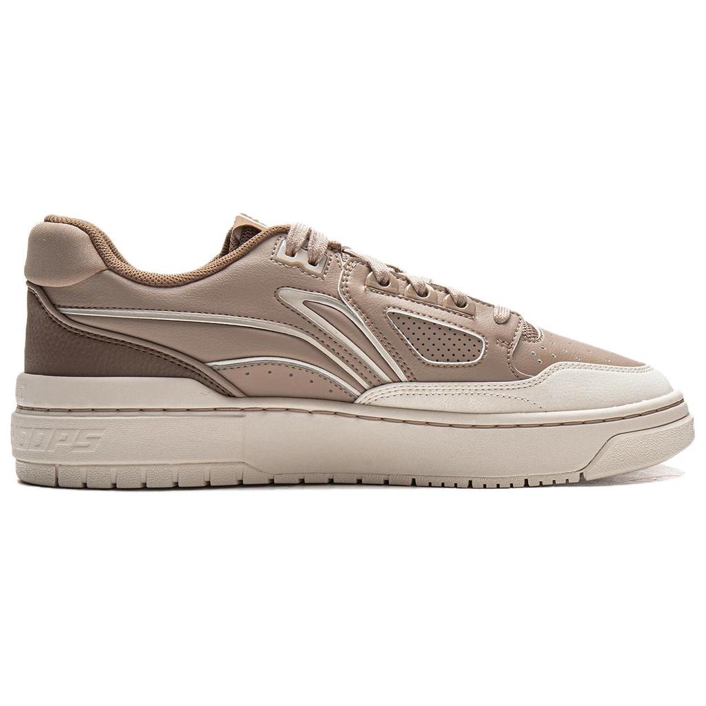 Li Ning Badfive Rookie 2 Einfach Bequem Langlebig Atmungsaktiv Niedrige Basketballschuhe Unisex Sneaker Braun ABCW001-4