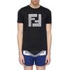 Fendi T Shirts Men's Crew Neck Moderate Straight Fit FAF532-A78M-F0GME