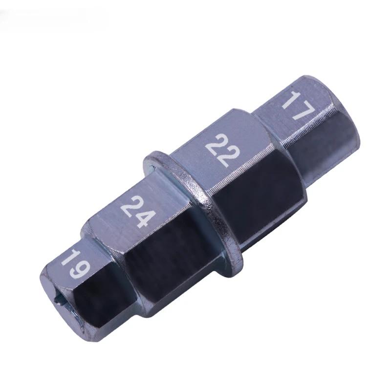 

Шестигранный ключ для осей мотоциклов 17, 19, 22, 24 мм, прочный, 3/8 дюйма, многофункциональный, многоцелевой, антикоррозийный, универсальный, профессиональный, 4 в 1