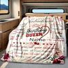 Birthday Queen Blanket Personalized Name Soft Comfortable Stylish Blanket Car Blanket Perfect For Travel Camping Outdoor Home Suitable For All Seasons