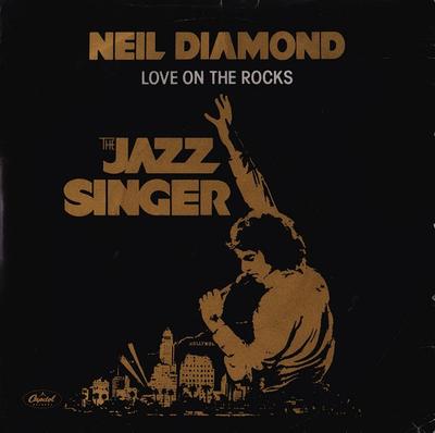 Disc 7 inch NEIL DIAMOND - Love On The Rocks CL16173 Capitol Records 1980 UK Rock Folosit