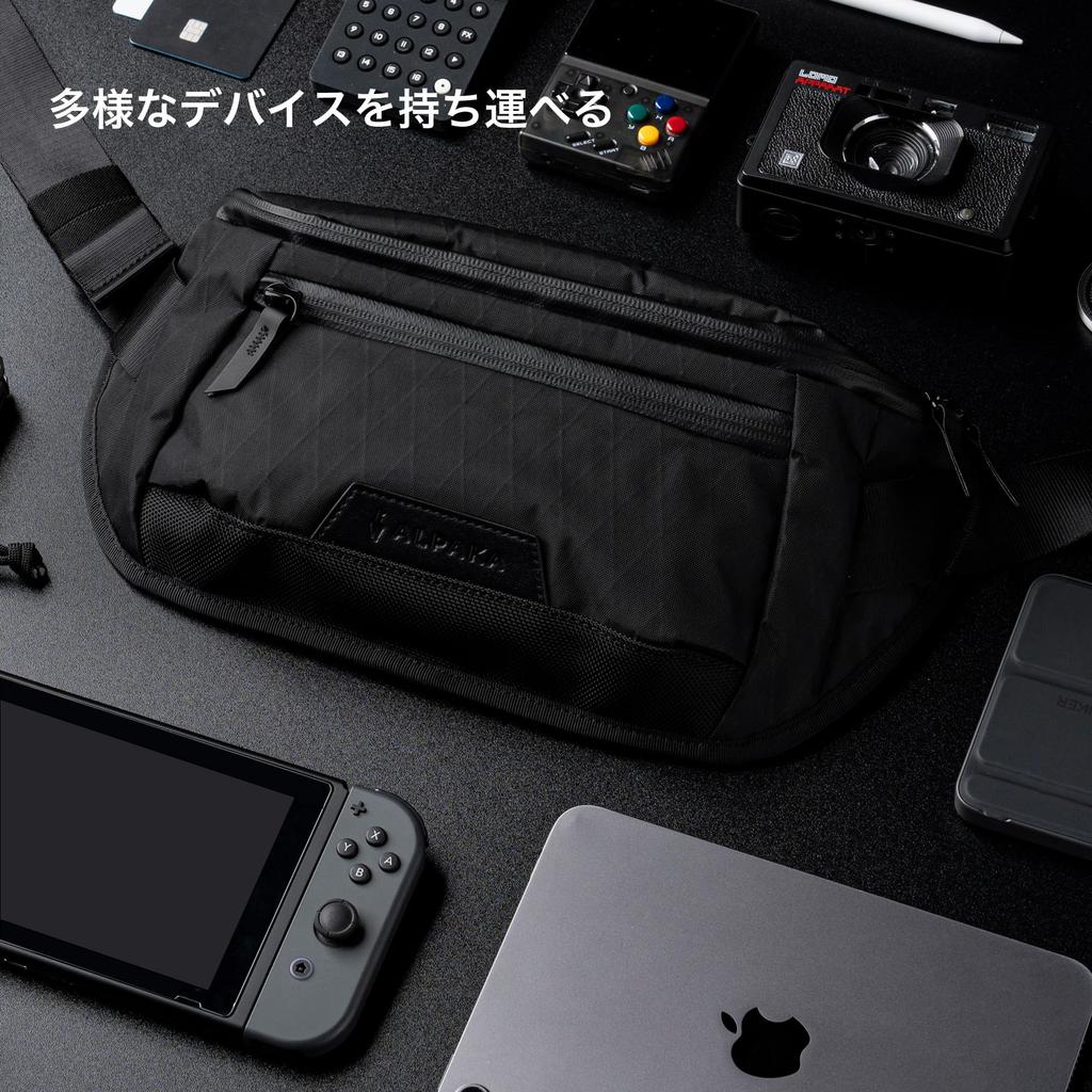 ALPAKA Bravo Sling Mini V2 X-Pac X42 Messenger Bag, Shoulder Bag, Crossbody Bag, Adjustable Strap, 2.5L Capacity, Fits iPad Mini, Perfect for