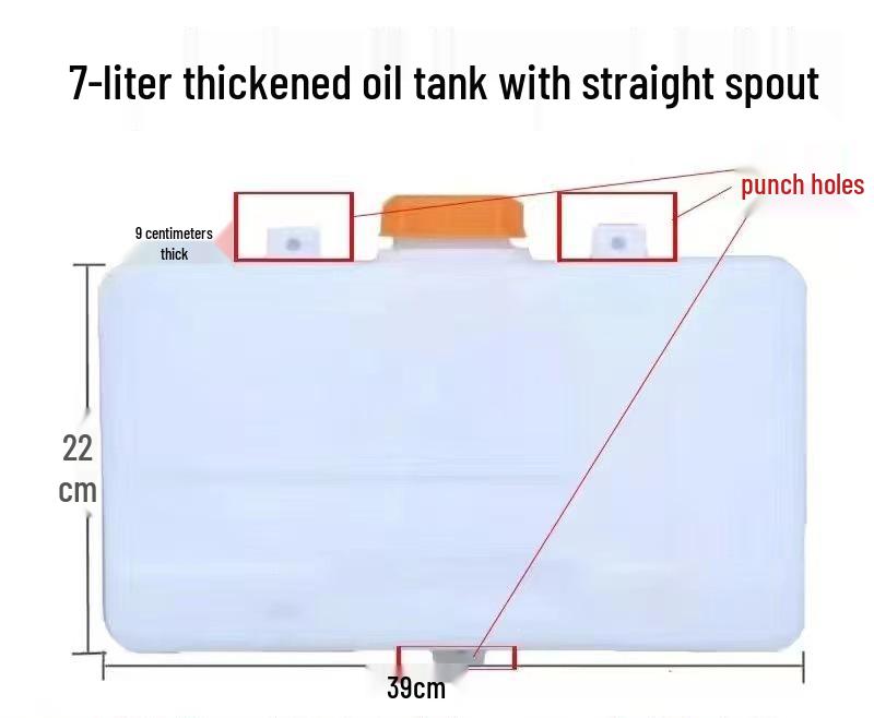 Thickened Plastic Fuel Tank for Parking Heaters