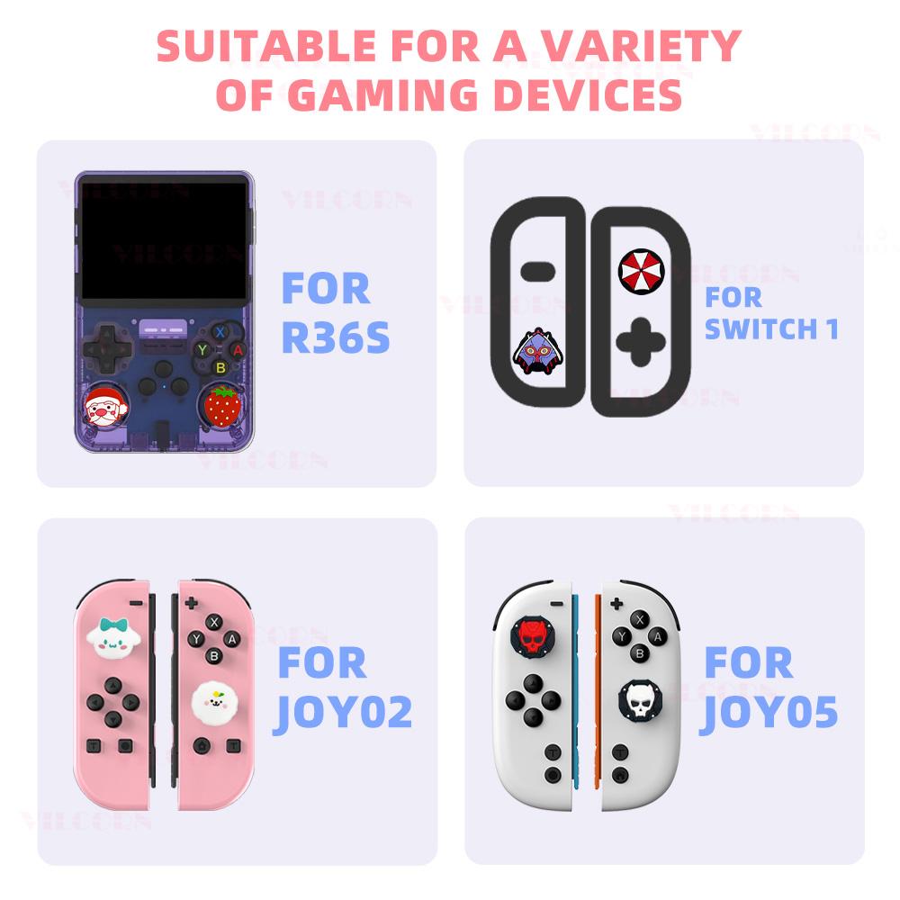 For r36s Joystick Cover for Joy Con Thumb Grip Cover Cap Protection for Retro Handheld Console RG35XX H Accessories