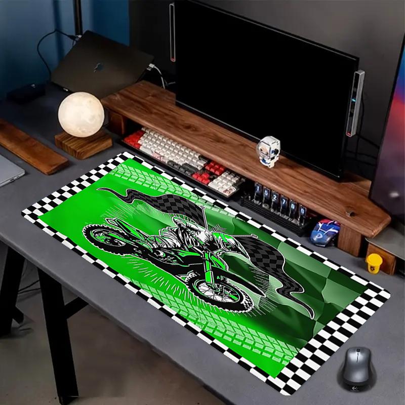 Tappetino per Mouse a Tema Moto da Fuoristrada, Base in Gomma Antiscivolo, Multifunzionale per Ufficio e Casa, Perfetto per la Personalizzazione dello Spazio di Lavoro.