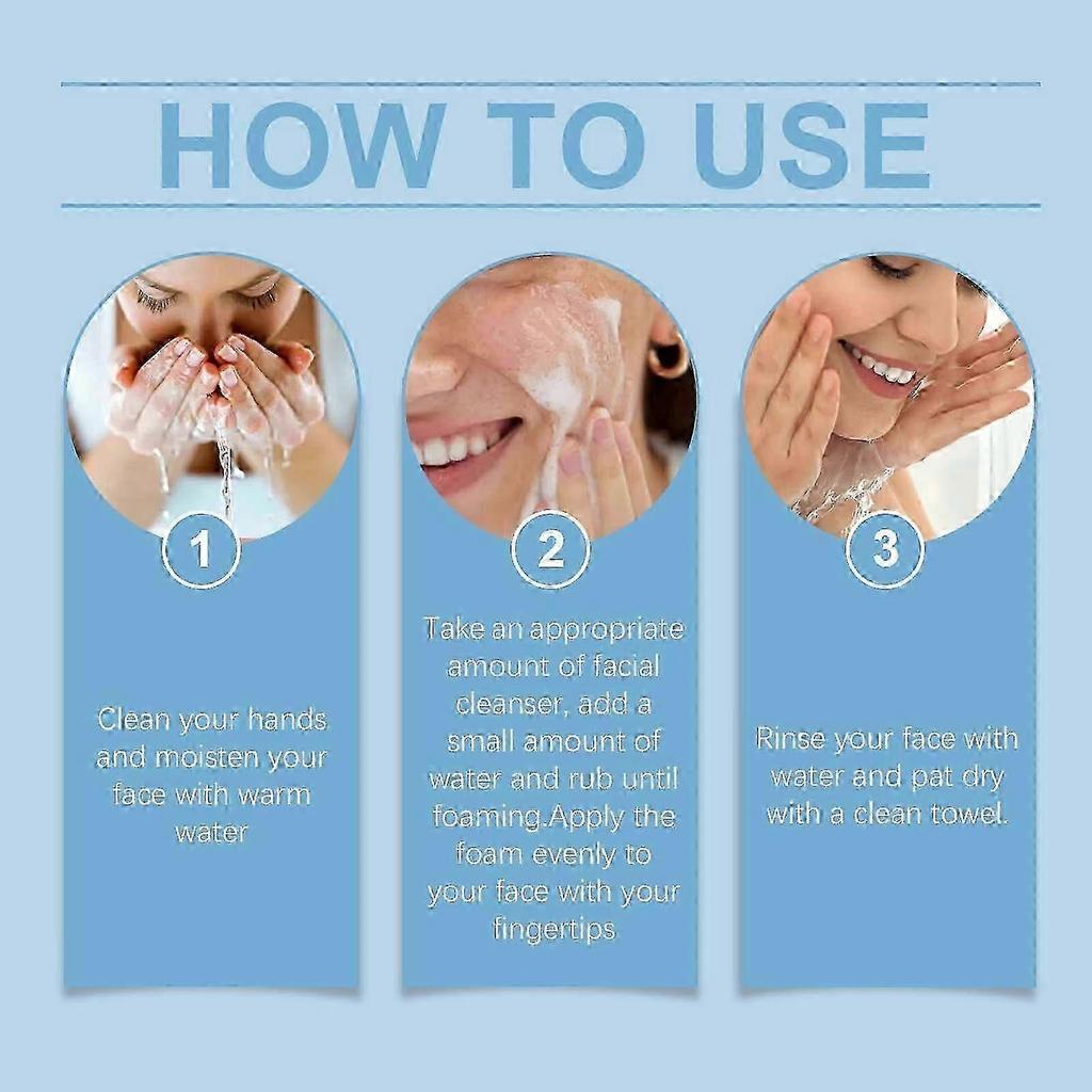Zero Foam Cleanser for Sensitive Skin, Deep Pore Cleansing Facial Cleanser - Sebum Control, Moisture Balance, and Pore Minimization