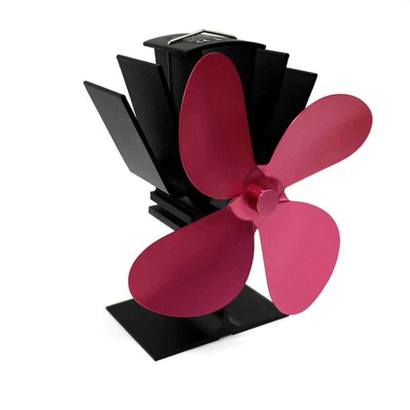 European & American Heat-Powered Wood Fireplace Fan