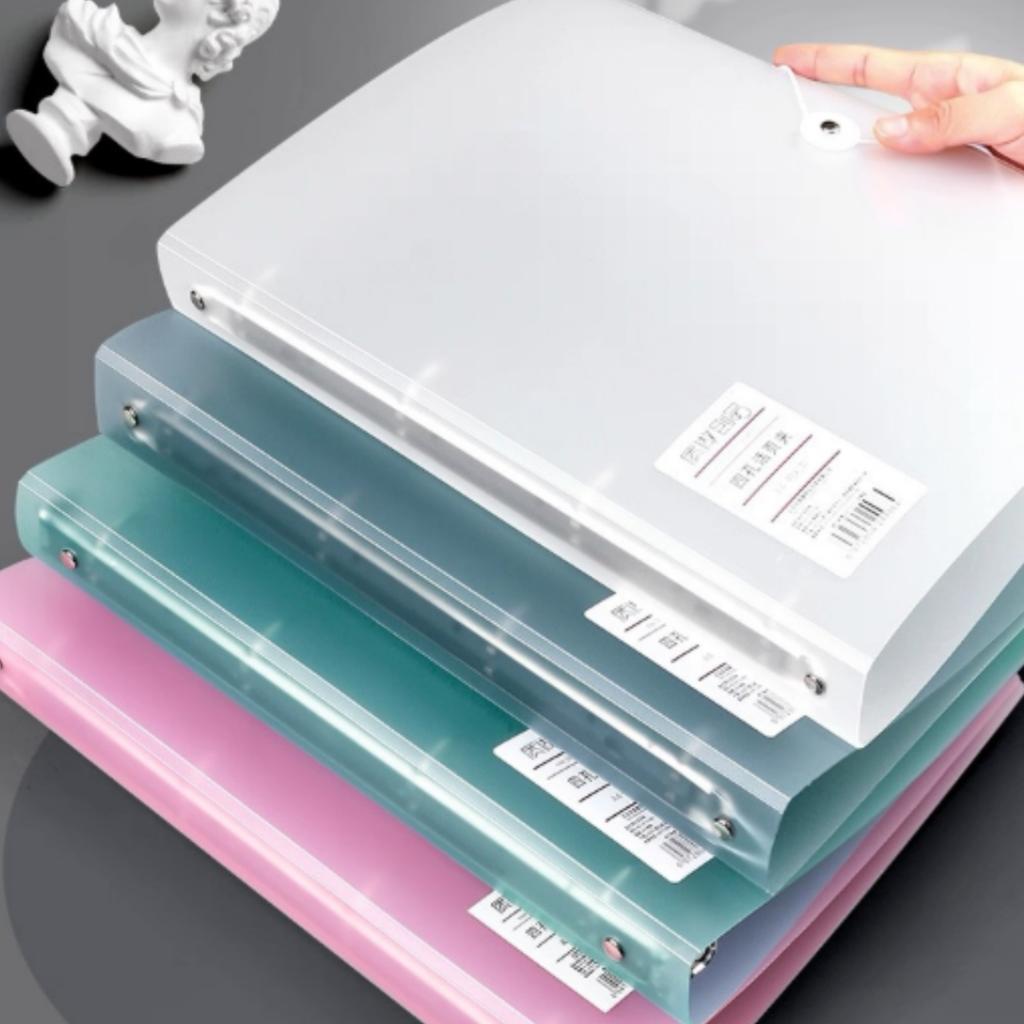 Multifunctional PP Storage Booklet Loose Leaf A4 Binder Family ID Storage Bag Dustproof Photo Album School