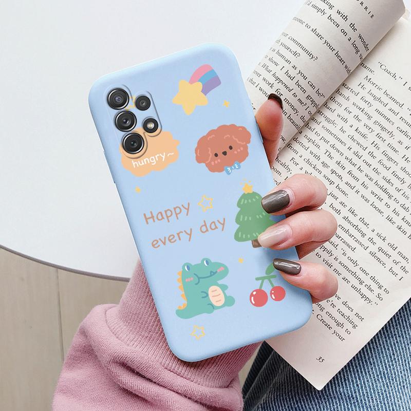 Soft Case For Samsung Galaxy A32 4G A 32 5G Phone Cover Cute Flowers Butterfly Fundas TPU Coque For Samsung A32 Bumper Cases