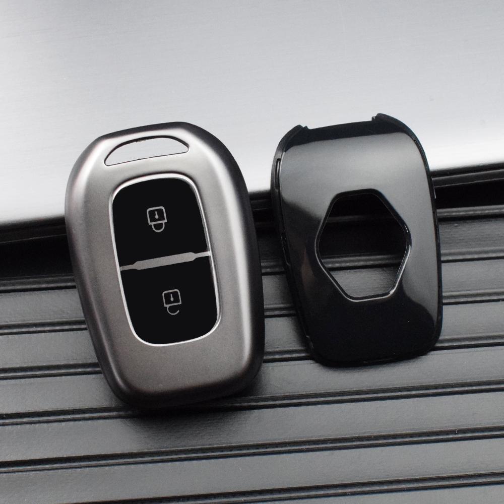 /3 Buttons TPU Key Case Cover Shell Fob Holder for Renault Duster Dokker Logan Stepway Clio 5 TWingo for Dacia Sandero Stepway