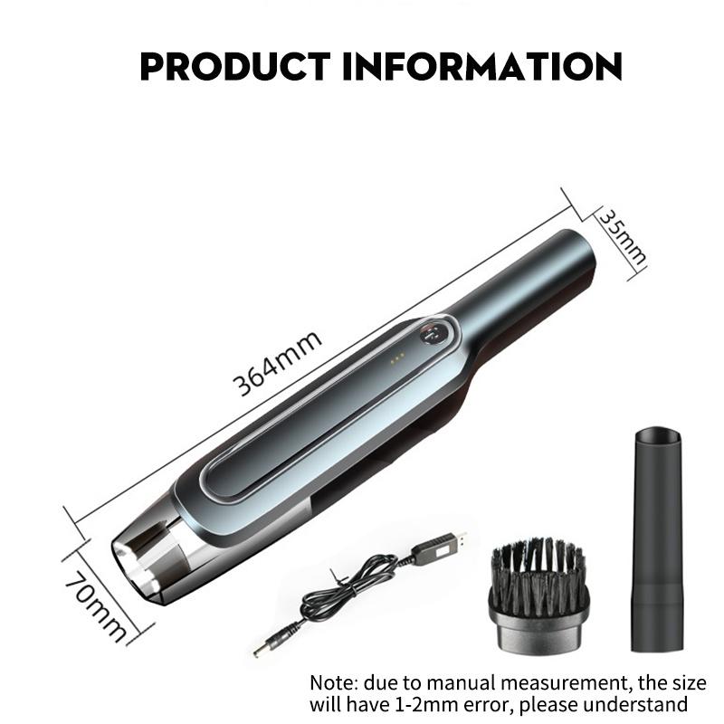 15000 PA 200W Powerful Car Vacuum Cleaner Portable Household Car Dry Wet Dual Purpose Vacuum Cleaner 4000MAH Handheld Vacuum Cleaner