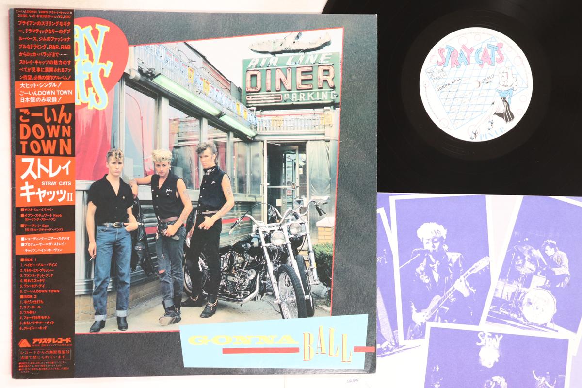 

LP Record STRAY CATS - Gonna Ball 25RS143 ARISTA 1981 Japan Obi Rock Used