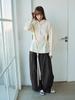 Spring Casual Lapel Modal Shirt with Lace-up for Women - Cloud-like, Solid Color